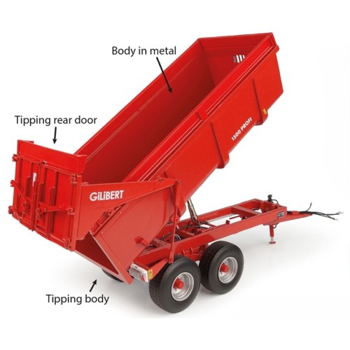 UH6868 - 1/32 GILIBERT 1500 PROFI TRAILER (NEW TOOLING)