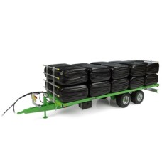 UH6882 - 1/32 PACK OF 20 SQUARE SILAGE BALES - BLACK