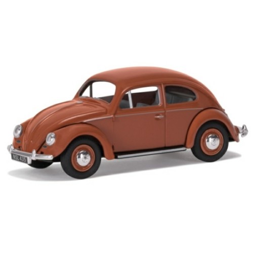 VA01207 - 1/43 VW BEETLE, CORAL OVAL REAR WINDOW SA