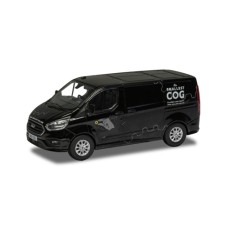 VA15105 - 1/43 FORD TRANSIT CUSTOM 300L1, SHADOW BLACK (RICHARD HAMMOND'S THE SMALLEST COG)