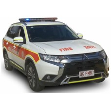 VITV29403 - 1/43 MITSUBISHI OUTLANDER 2019 QUEENSLAND FIRE EMERGENCY SERVICE