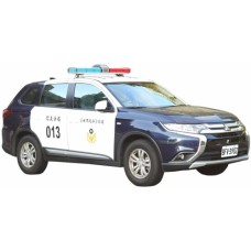 VITV29405 - 1/43 MITSUBISHI OUTLANDER 2019 TAIPEI CITY POLICE DEPARTMENT