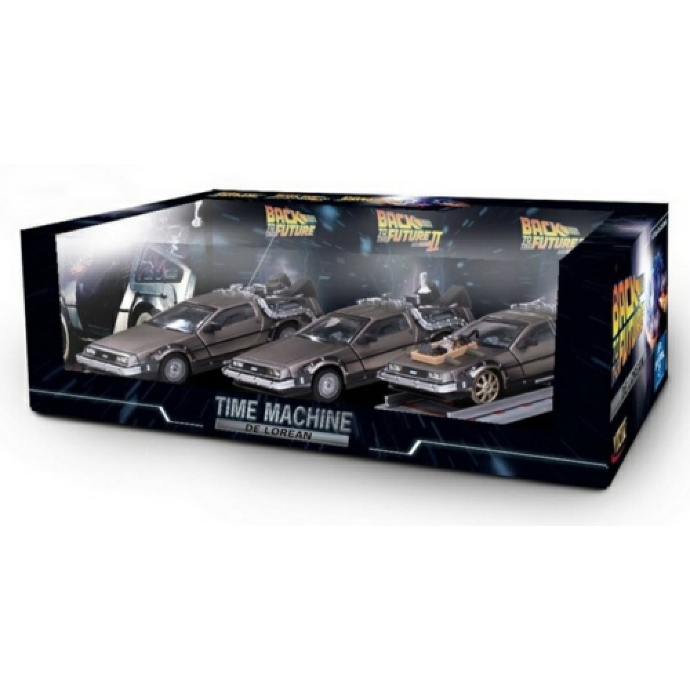 VSS24016 - 1/43 DELOREAN DMC 12 BACK TO THE FUTURE SPECIAL SET OF 3. WITH  THE
