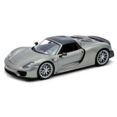 W18051WSGREY - 1/18 PORSCHE 918 SPYDER GREY WEISSACH VERSION