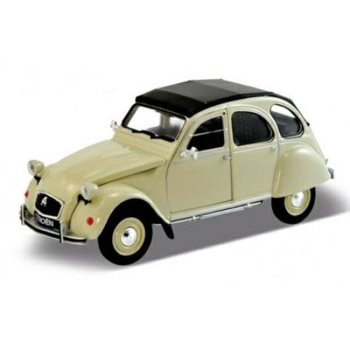 W24009CR - 1/24 CITROEN 2CV CREAM