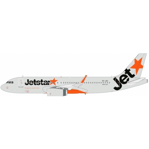 WB320JSU - 1/200 JETSTAR ASIA AIRWAYS AIRBUS A320-232 9V-JSU WITH STAND