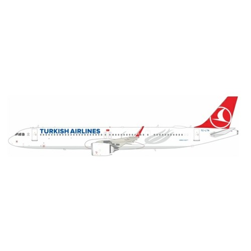 WB321TCLTN - 1/200 TURKISH AIRLINES AIRBUS A321-271NX TC-LTN WITH STAND LIMITED 48PCS