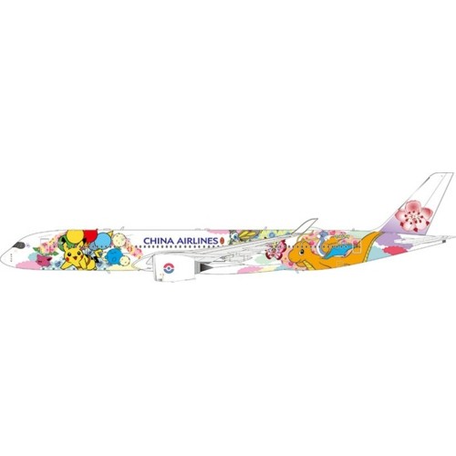 WB4074 - 1/400 B-18916 CHINA AIRLINES AIRBUS A350-941 PIKACHU JET CI2 DETACHABLE GEAR
