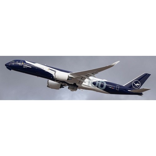 WB4075 - 1/400 D-AIXL LUFTHANSA AIRBUS A350-941 100TH ANNIVERSARY DETACHABLE GEAR