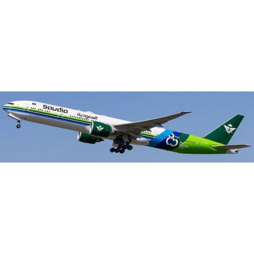WB4078 - 1/400 HZ-AK36 SAUDIA BOEING 777-3FGER 80 YEARS DETACHABLE GEAR