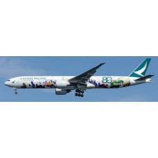 WB4079 - 1/400 B-KQU CATHAY PACIFIC BOEING 777-367ER SPIRIT OF HONG KONG DETACHABLE GEAR