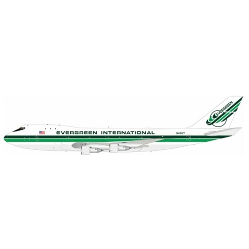 WB741EZ481 - 1/200 EVERGREEN INT AIRLINES 747-132(SF) N481EV WITH STAND