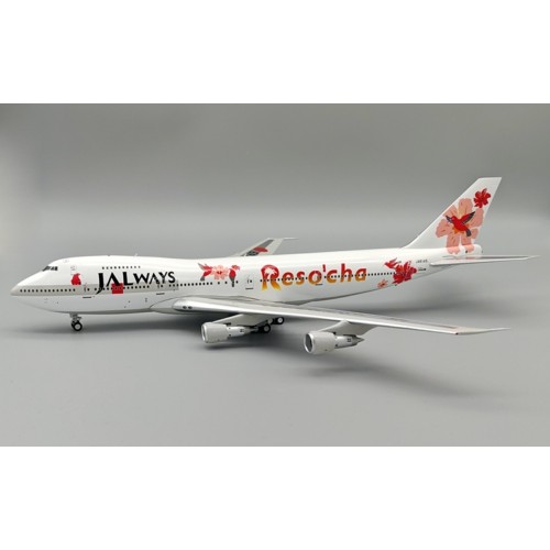 WB742RES8149 - 1/200 JALWAYS RESO CHA BOEING 747-246B JA8149 WITH STAND