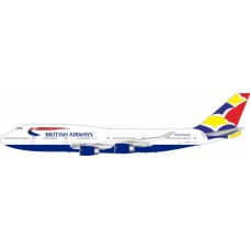 WB744BAIVU - 1/200 BRITISH AIRWAYS 747-400 G-CIVU DENMARK TAIL