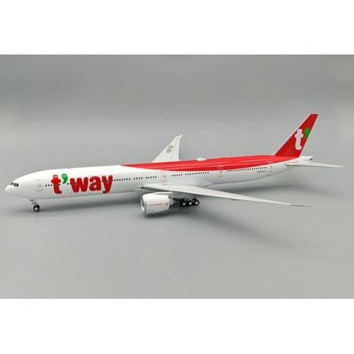 WB773TW706 - 1/200 T'WAY AIR BOEING 777-367/ER HL8706 WITH STAND