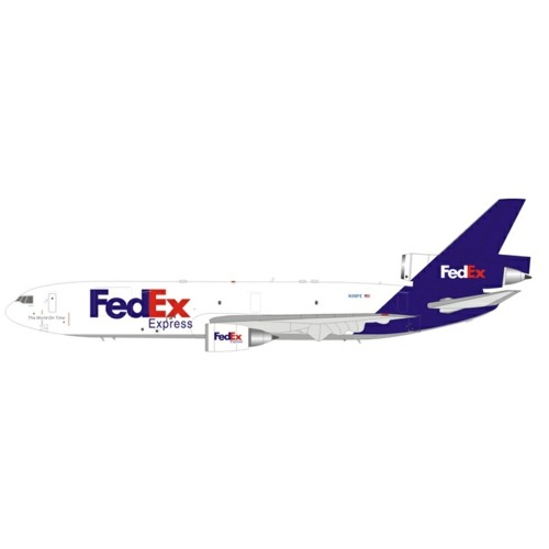 WBDC10FE316 - 1/200 FEDEX - FEDERAL EXPRESS N316FE MCDONNELL DOUGLAS (BOEING) MD-10-30F WITH STAND