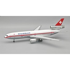 WBDC10SR0825P - 1/200 SWISSAIR MCDONNELL DOUGLAS DC-10-30 HB-IHF POLISHED WITH STAND