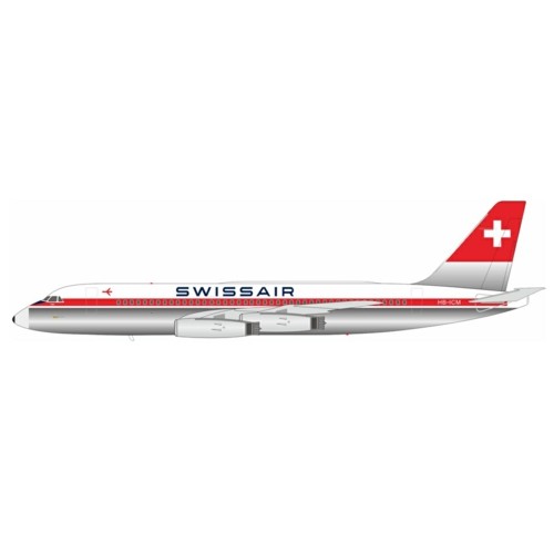 WBSR880ICMP - 1/200 SWISSAIR CONVAIR 880M (22M-3) HB-ICM POLISHED WITH STAND