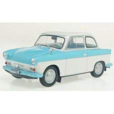 1/24 TRABANT P 50 WHITE/BLUE