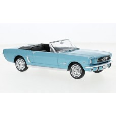 1/24 FORD MUSTANG CONVERTIBLE METALLIC BLUE 1965