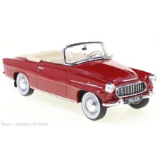 WBX124154 - 1/24 SKODA FELICIA CABRIO RED 1959