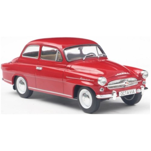 WBX124265 - 1/24 SKODA OCTAVIA SUPER RED 1959