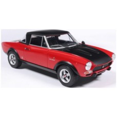WBX124286 - 1/24 FIAT 124 ABARTH RED/BLACK 1974