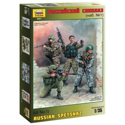 Z3561 - 1/35 RUSSIAN SPECIAL FORCES (PLASTIC KIT)