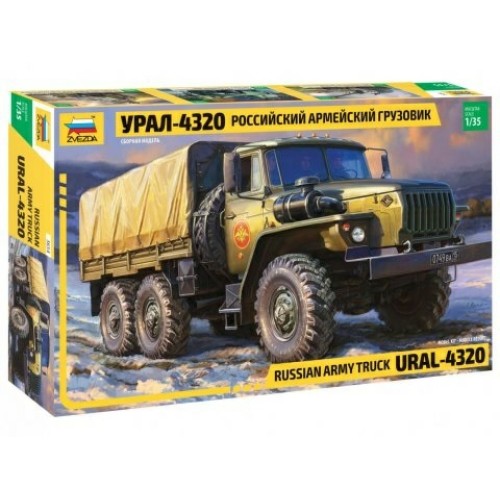 Z3654 - 1/35 URAL 4320 RUSSIAN ARMY TRUCK (PLASTIC KIT)