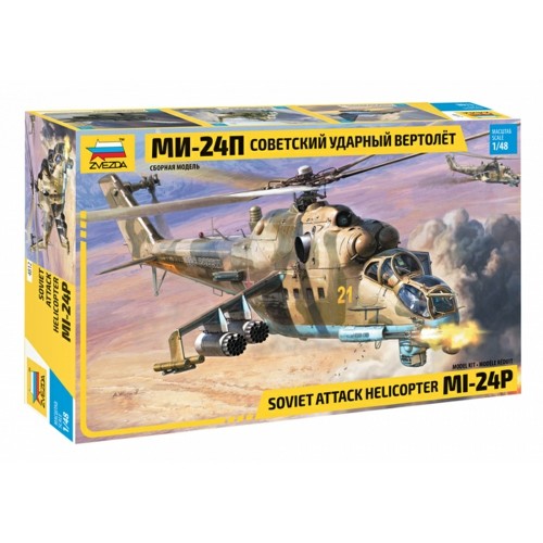 Z4812 - 1/48 MIL MI-24P RUSSIAN ATTACK HELICOPTER (PLASTIC KIT)