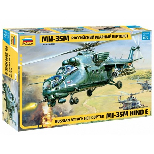 Z7276 - 1/72 MI-35M HIND E RUSSIAN ATTACK HELICOPTER (PLASTIC KIT)