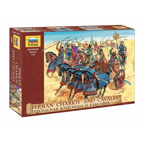 Z8008 - 1/72 PERSIAN CHARIOT AND CAVALRY (PLASTIC KIT)